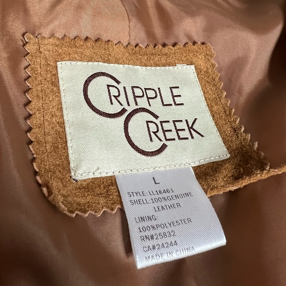 Cripple Creek Tassle Leather Jacket - Picture 7 of 7